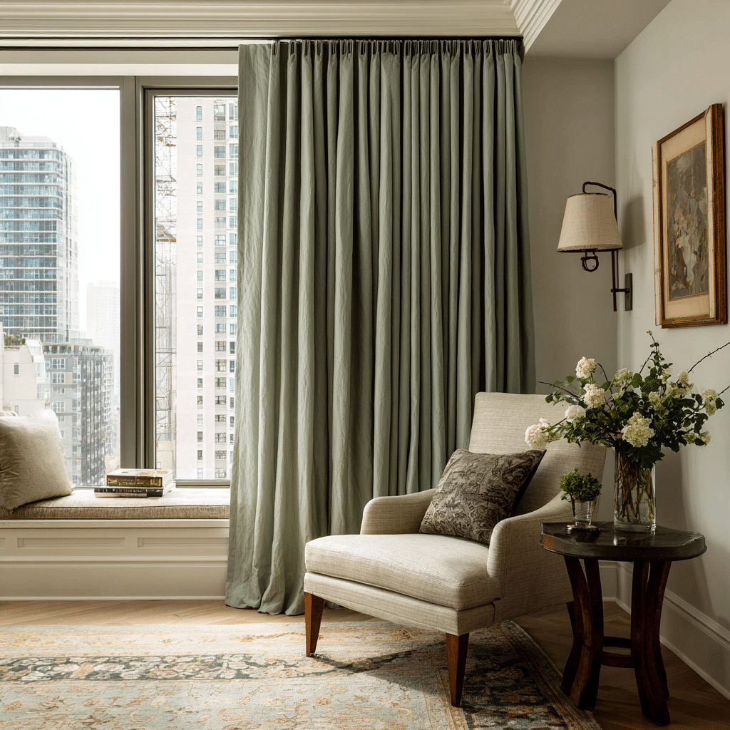 Hang Floor-to-Ceiling Drapes
