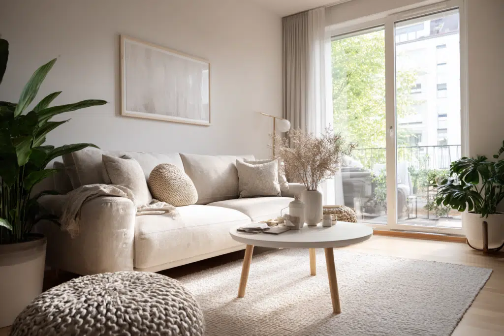 Modern small living room makeover