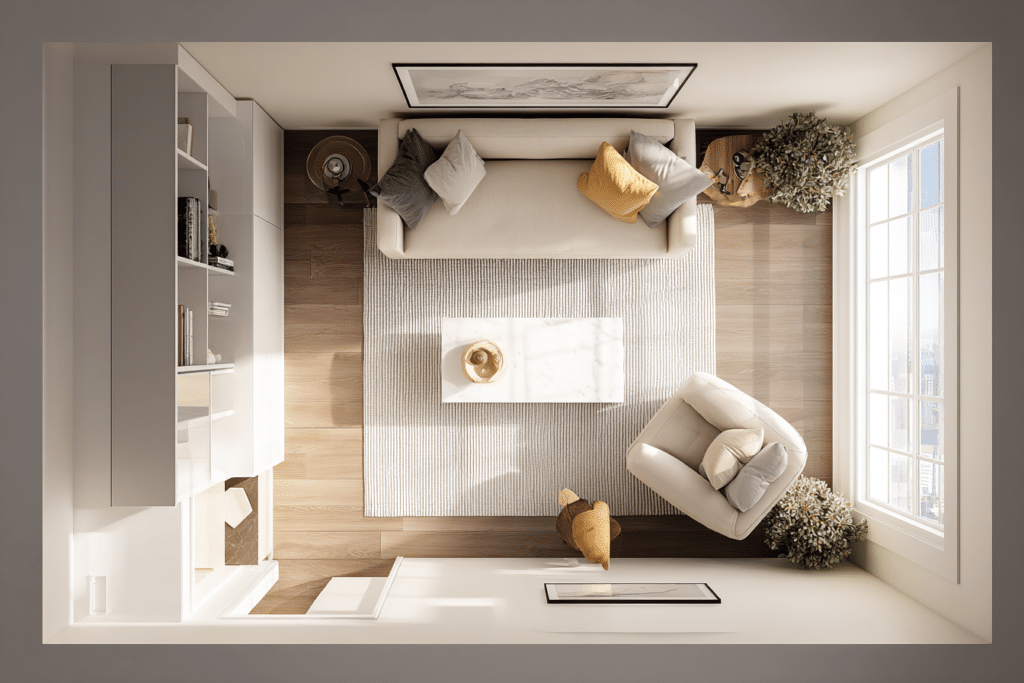 Small Living Room Layout Planning