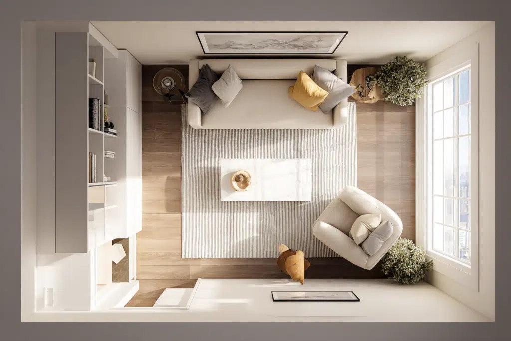 Small Living Room Layout Planning