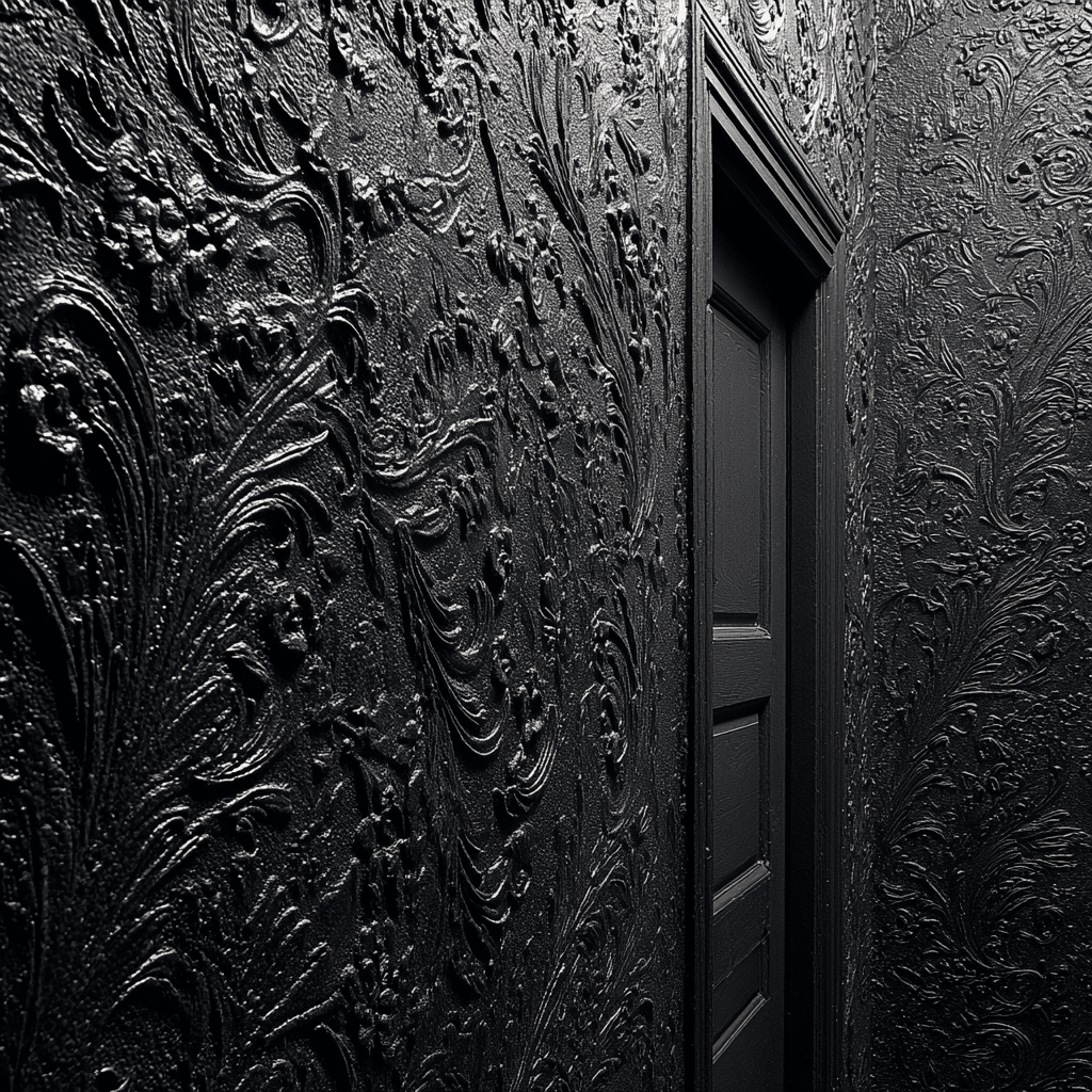 Stylish Hallways for Black Wallpaper iPhone