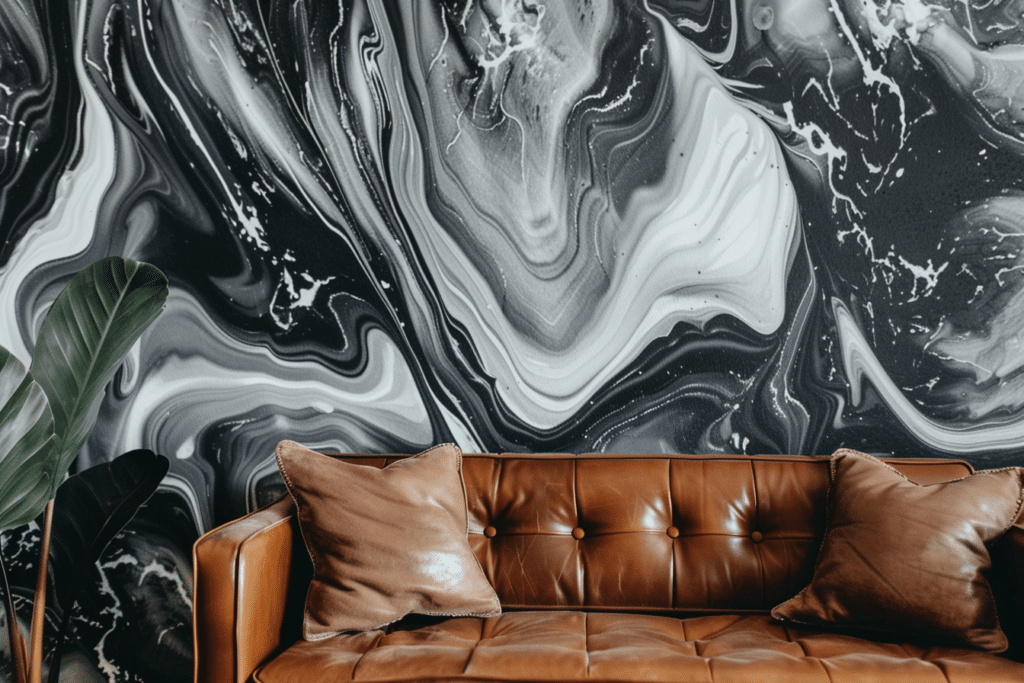 Black Abstract Wallpaper: Bold Interior Design Ideas for a Timeless Space
