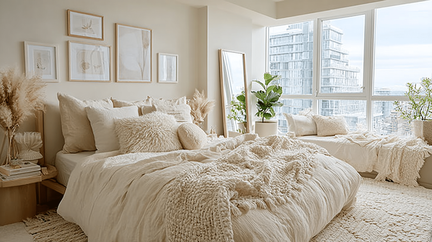 budget small bedroom glow up before and after transformation small apartment bedroom